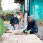Kigbeare Kiln Project - Rebecca and Brigitte
